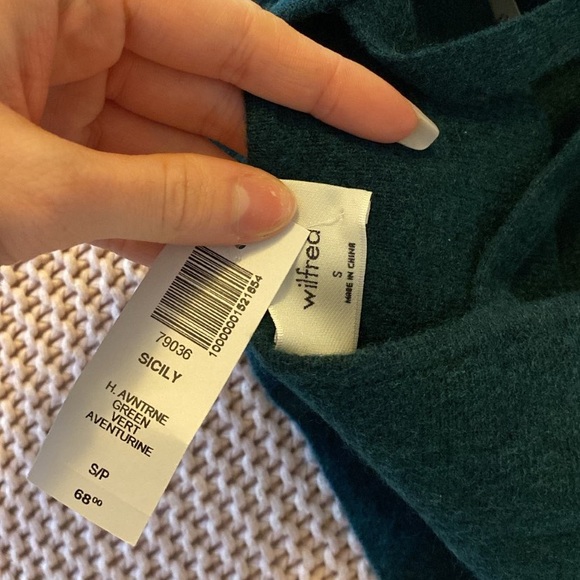 Aritzia Wilfred green tank bnwt - Picture 4 of 4